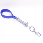 Dây kéo đệm tay cầm bọt lò xo chống nổ cho chó trung và lớn, dây xích ngắn, Kích thước: 3mm*40cm, Chiều rộng bọt: 2cm, Kích thước: 3mm*40cm, Chiều rộng bọt: 2cm
