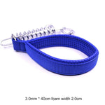 Dây kéo đệm tay cầm bọt lò xo chống nổ cho chó trung và lớn, dây xích ngắn, Kích thước: 3mm*40cm, Chiều rộng bọt: 2cm, Kích thước: 3mm*40cm, Chiều rộng bọt: 2cm