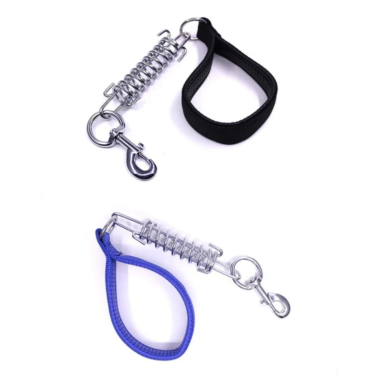Dây kéo đệm tay cầm bọt lò xo chống nổ cho chó trung và lớn, dây xích ngắn, Kích thước: 3mm*40cm, Chiều rộng bọt: 2cm, Kích thước: 3mm*40cm, Chiều rộng bọt: 2cm