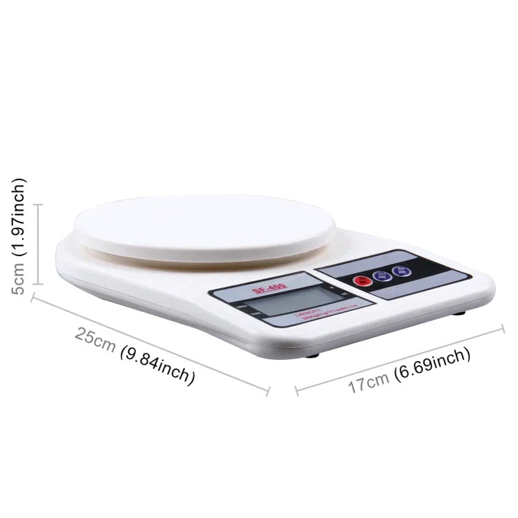Cân nhà bếp kỹ thuật số cầm tay độ chính xác cao 1g, trọng lượng tối đa 1kg, 1kg / 1g