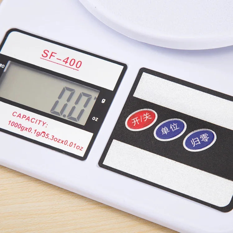 Cân nhà bếp kỹ thuật số cầm tay độ chính xác cao 1g, trọng lượng tối đa 1kg, 1kg / 1g