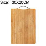 Thớt tre hình chữ nhật dày dặn cho nhà bếp, kích thước: 30cm x 20cm
