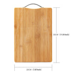 Thớt tre hình chữ nhật dày dặn cho nhà bếp, kích thước: 30cm x 20cm