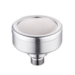 Đầu vòi sen phun áp suất trên tròn mạ nhôm không gian có thể tháo rời và rửa được, kích thước: 82mm, mẫu A