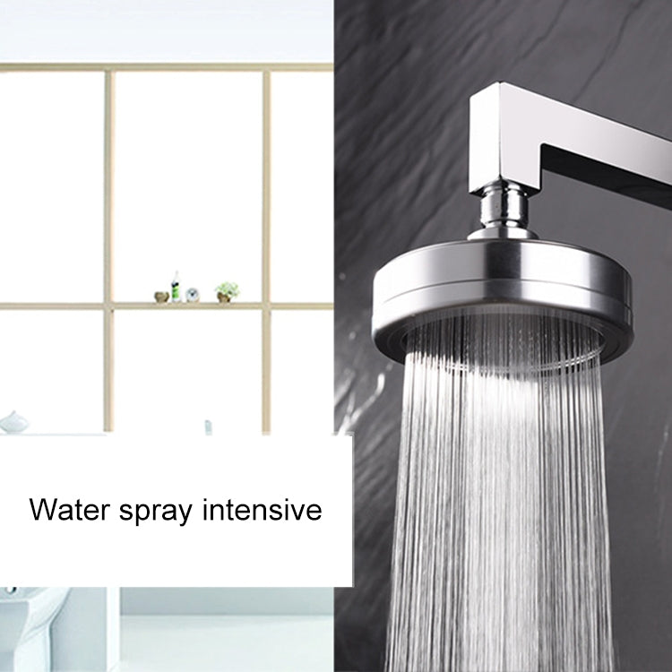 Đầu vòi sen phun áp suất trên tròn mạ nhôm không gian có thể tháo rời và rửa được, kích thước: 82mm, mẫu A