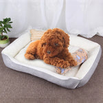 Thảm Chăn Chuồng Mềm Lớn Hình Xương Chó Ấm Áp, Kèm Chăn Kích thước: S, 60×45×15cm, Kích thước: S