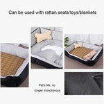 Thảm Chăn Chuồng Mềm Lớn Hình Xương Chó Ấm Áp, Kích thước: S, 60×45×15cm, Kích thước: S