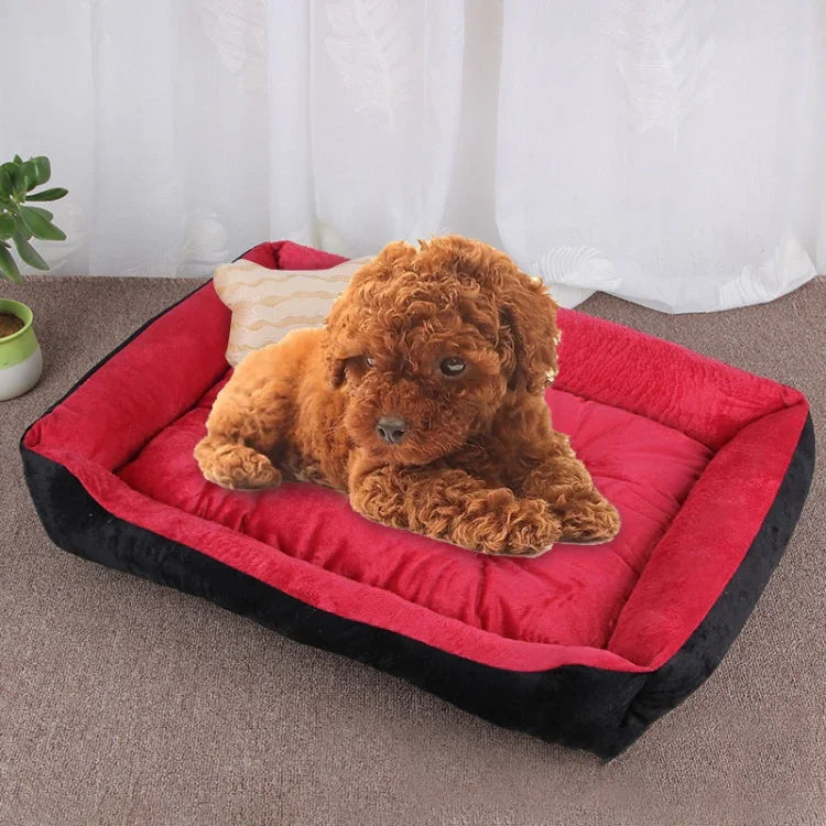 Thảm Chăn Chuồng Mềm Lớn Hình Xương Chó Ấm Áp, Kích thước: S, 60×45×15cm, Kích thước: S