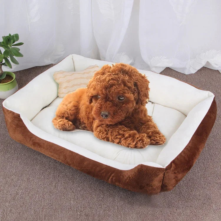 Thảm Chăn Chuồng Mềm Lớn Hình Xương Chó Ấm Áp, Kích thước: S, 60×45×15cm, Kích thước: S