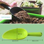 Xẻng đất nhựa, thìa nhựa, xẻng vườn, xẻng xô, xẻng trồng cây trong chậu hình trụ mini cho cây mọng nước, giao màu ngẫu nhiên, xẻng đất nhựa thìa