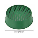 Plastic Mesh Sieve Soil Sieve PE Plastic Net Glasses of Gardening Tools Gardening Supplies, Sieve Diameter: 3 x 3.5mm, Plastic Mesh Sieve
