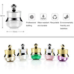 Hộp đựng du lịch acrylic có nắp kín cứng, phù hợp đựng kem mặt, tay, cơ thể, 5ml