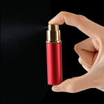 Bình xịt nước hoa thủy tinh mini có thể đổ lại, phun sương mịn, vỏ kim loại, 5ml