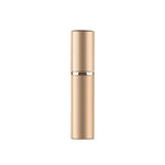 Bình xịt nước hoa thủy tinh mini có thể đổ lại, phun sương mịn, vỏ kim loại, 5ml