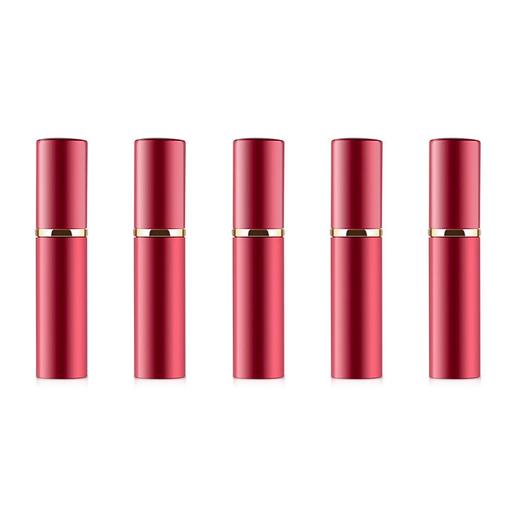 Portable Mini Refillable Glass Perfume Fine Mist Atomizers with Metallic Exterior, 5ml
