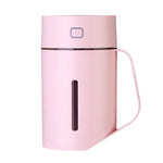 Máy tạo độ ẩm thông minh hình cốc nước ML-S2, đèn LED ban đêm im lặng, máy phun sương tạo ẩm không khí