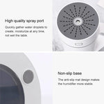 Máy tạo độ ẩm thông minh hình cốc nước ML-S2, đèn LED ban đêm im lặng, máy phun sương tạo ẩm không khí