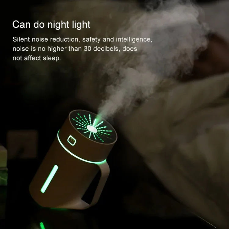 Máy tạo độ ẩm thông minh hình cốc nước ML-S2, đèn LED ban đêm im lặng, máy phun sương tạo ẩm không khí