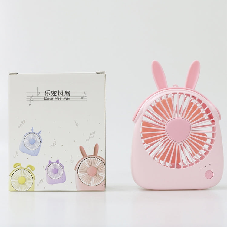 Quạt mini di động hình thỏ WT-F14 1200 mAh với điều khiển 3 tốc độ