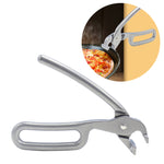 Kẹp bát đĩa chống nóng inox đa năng, kẹp nồi chảo pizza, tay cầm kẹp, kẹp bát đĩa