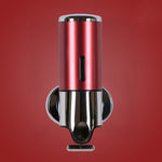 Hotel Shower Manual Dispenser Wall Mounted Washing Liquid Shampoo Soap Bottle, Capacity: 500ml, 500ml/Dark Red, 500ml/Green, 500ml/Gold, 500ml/Blue, 500ml/Purple, 500ml/Silver, 500ml/White