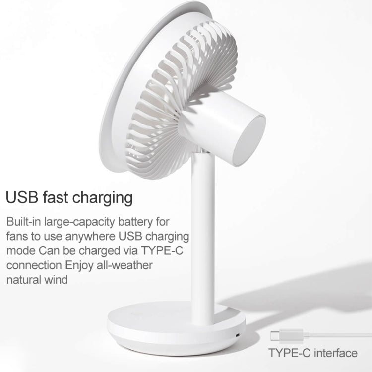 Quạt điện để bàn sạc USB Xiaomi Youpin SOLOVE chính hãng, quạt mini văn phòng ký túc xá, với điều khiển 3 tốc độ, SOLOVE
