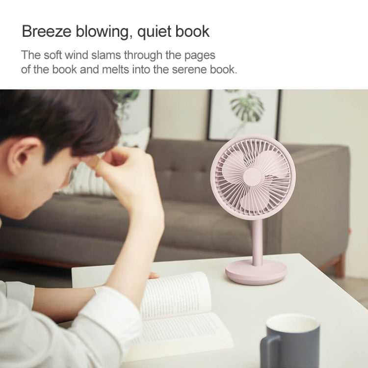 Quạt điện để bàn sạc USB Xiaomi Youpin SOLOVE chính hãng, quạt mini văn phòng ký túc xá, với điều khiển 3 tốc độ, SOLOVE