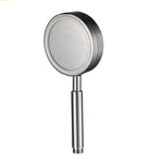 Removable and Washable 304 Stainless Steel Round Pressurized Handheld Shower Head, Size: 117mm, Pattern E