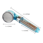 Đầu vòi sen ion âm PC, kích thước nhỏ, giao diện: 2cm, kích thước nhỏ (xanh dương), kích thước nhỏ (trong suốt)