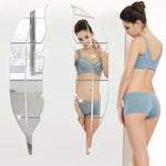 Decal dán tường gương acrylic phong cách lông vũ tự làm trang trí phòng, Kích thước: 30*120cm, 30*120cm (Bạc), 30*120cm (Vàng)