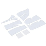 Decal dán tường gương acrylic phong cách lông vũ tự làm trang trí phòng, Kích thước: 30*120cm, 30*120cm (Bạc), 30*120cm (Vàng)