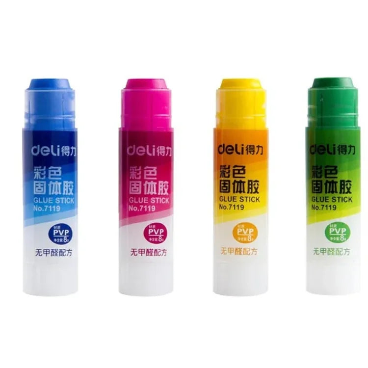 2 cái keo dán học sinh độ nhớt cao không chứa formaldehyde, giao màu ngẫu nhiên, 7119