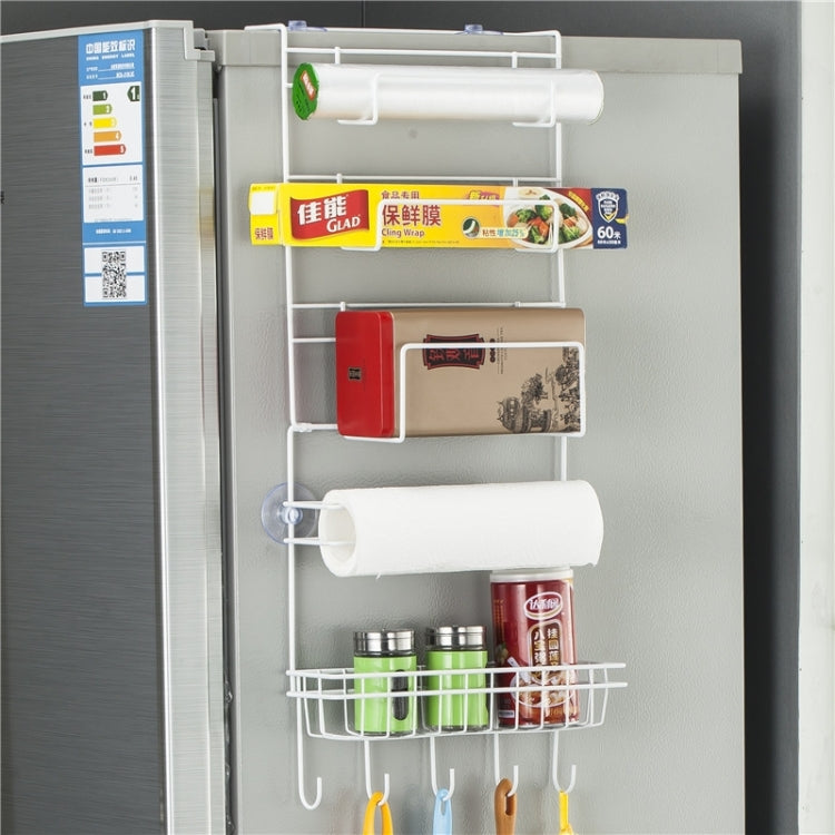 Kệ lưu trữ tủ lạnh nhiều tầng, giá đỡ bên hông đa năng cho nhà bếp, kích thước: 25 x 9,5 x 62cm