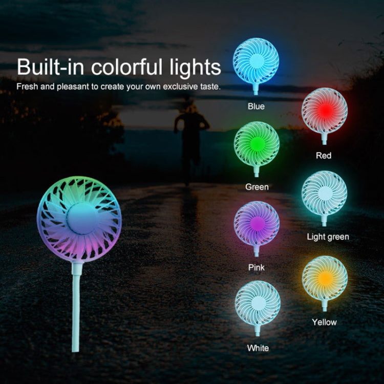 Quạt mini đeo cổ sáng tạo dùng ngoài trời quạt LED, F008 (Đen), F008, F008 (Xanh dương), F008 (Trắng)