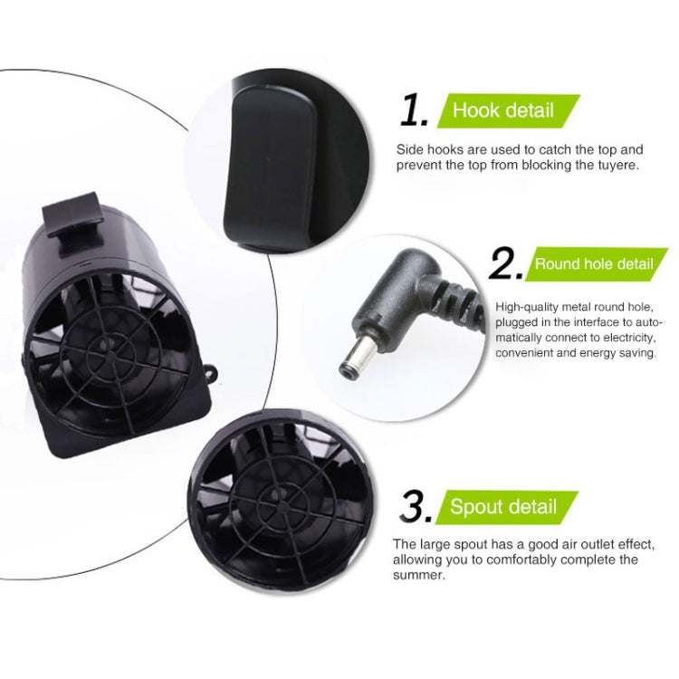 Quạt mini cầm tay làm mát thắt lưng USB làm mát da