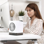 Quạt làm mát để bàn mini Máy tạo ẩm Quạt điều hòa phun sương dưỡng ẩm, không có điều khiển từ xa
