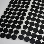 1000 cái móc dán nylon tròn 20mm, móc và vòng dán, 20mm (Đen), 20mm (Trắng)