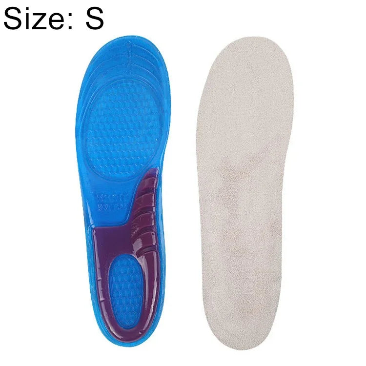1 đôi lót giày thể thao chống sốc huấn luyện quân sự mềm mại và thoải mái, co giãn dày, Size: S(34-37 Yards), Size: S(34-37 Yards)