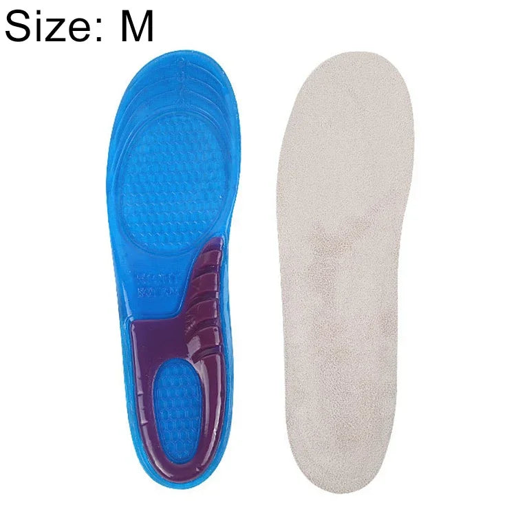 1 đôi lót giày thể thao chống sốc huấn luyện quân sự mềm mại và thoải mái, co giãn dày, Size: M(38-42 Yards), Size: M(38-42 Yards)