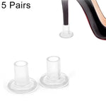 5 đôi nắp bảo vệ gót giày cao gót chống trượt và mài mòn, giao màu ngẫu nhiên, HC9014, HC9014T