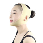 Khẩu trang đai mặt màu da Lycra thoáng khí chăm sóc da và nâng cơ giảm cằm đôi, kích thước: M, kích thước: M