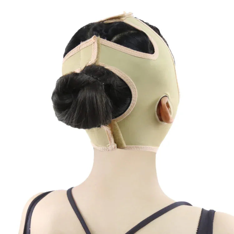 Khẩu trang đai mặt màu da Lycra thoáng khí chăm sóc da và nâng cơ giảm cằm đôi, kích thước: M, kích thước: M