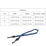 Dây kéo đôi co giãn nylon phản quang cho thú cưng, nhỏ, Chiều dài: 70cm, Giao màu ngẫu nhiên, Dây kéo đôi 70cm