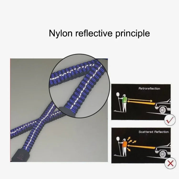 Dây kéo đôi co giãn nylon phản quang cho thú cưng, nhỏ, Chiều dài: 70cm, Giao màu ngẫu nhiên, Dây kéo đôi 70cm