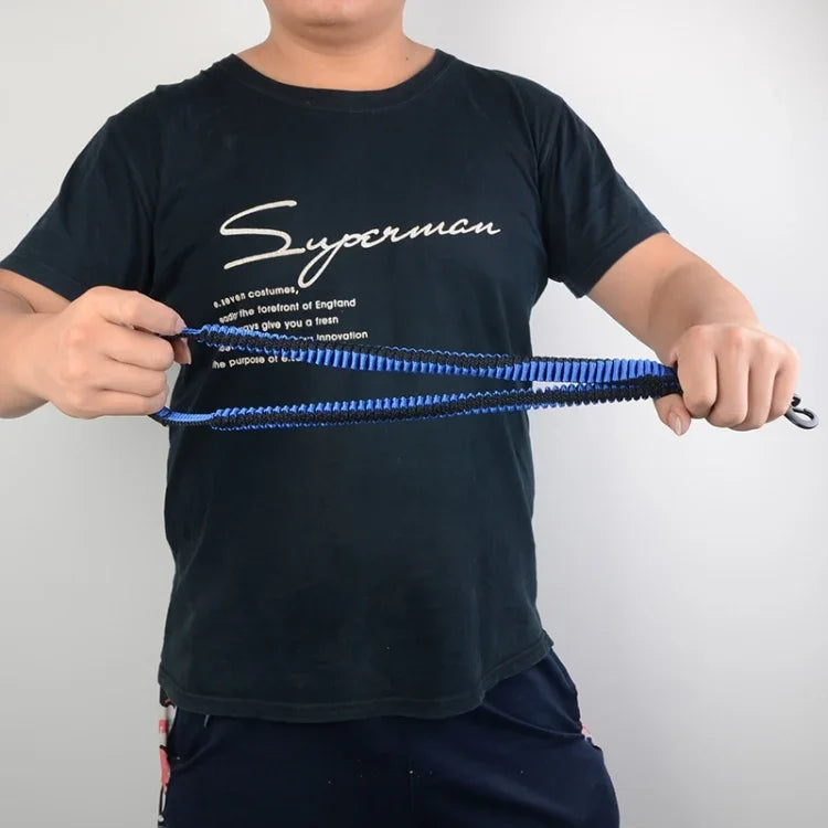 Dây kéo đôi co giãn nylon phản quang cho thú cưng, nhỏ, Chiều dài: 70cm, Giao màu ngẫu nhiên, Dây kéo đôi 70cm