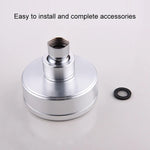 Removable and Washable 304 Stainless Steel Round Pressurized Handheld Shower Head, Size: 80mm, Pattern K