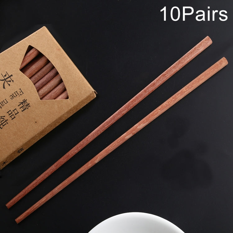 10 đôi đũa gỗ đàn hương đỏ tự nhiên chống trượt