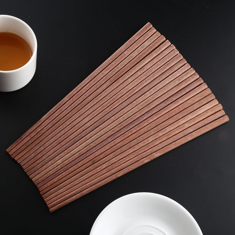 10 đôi đũa gỗ đàn hương đỏ tự nhiên chống trượt