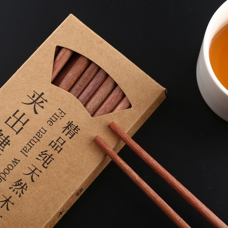 10 đôi đũa gỗ đàn hương đỏ tự nhiên chống trượt