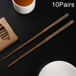 10 đôi đũa gỗ wenge tự nhiên chống trượt
